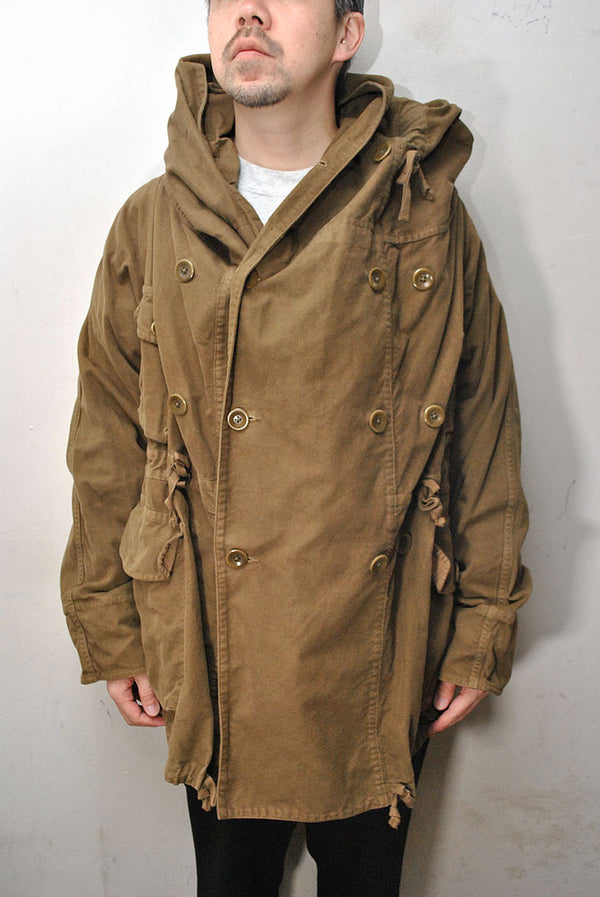 KAPITAL キャピタル ウールバッファローチェック リングコート サイズM