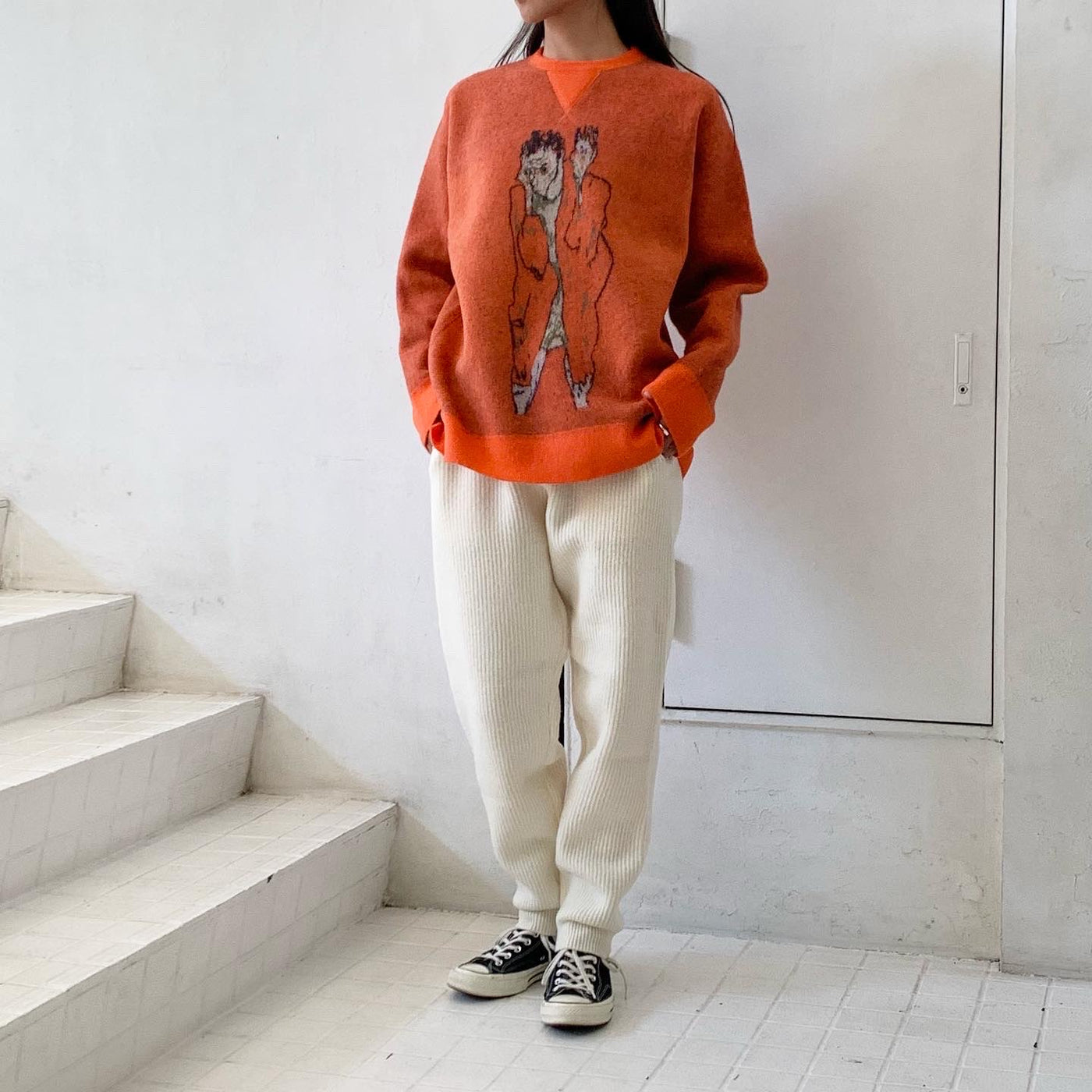 Kota Gushiken】 Portrait of Schiele with Raised Arms KGAW23-K08