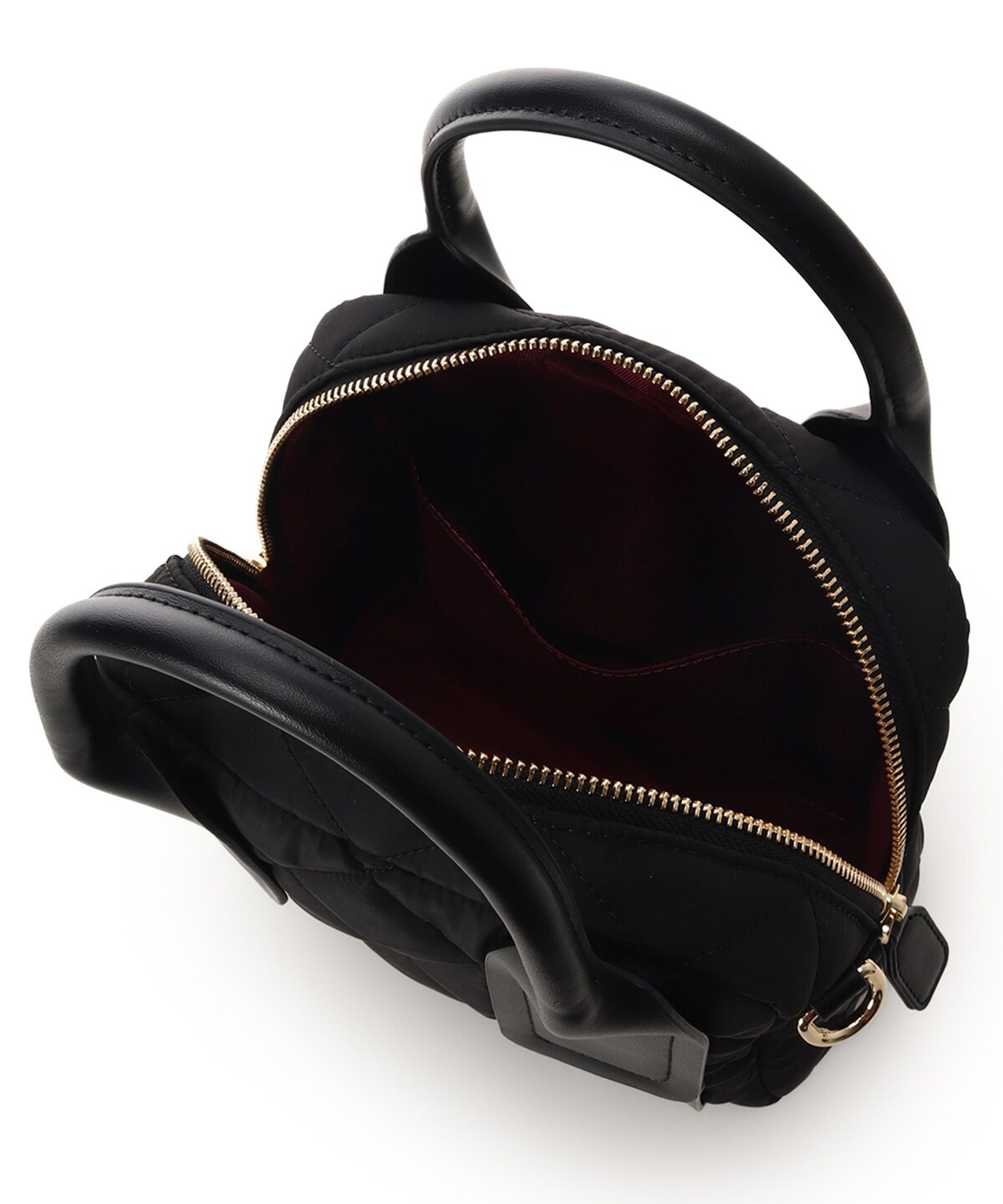 ダイヤ型キルティングショルダーバッグ(FREE ブラック): & chouette