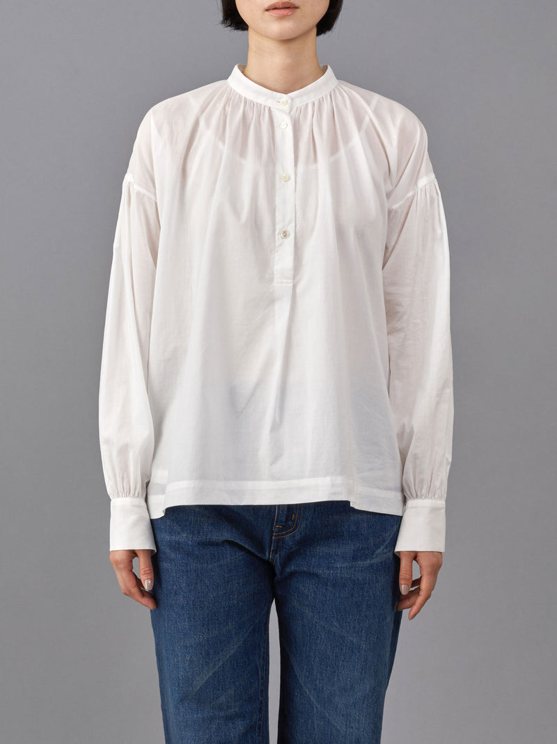 Button front gather blouse – ARTS&SCIENCE ONLINE SELLER