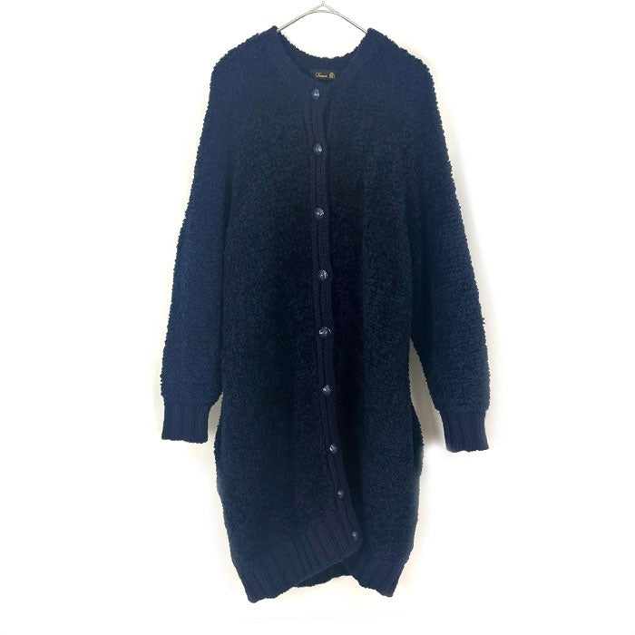 中古】ドゥロワー Drawer ロングカーディガン エルボーファーパッチ