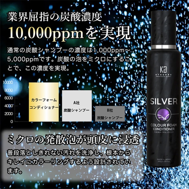 KYOGOKU シルバーカラーフォーム コンディショナー 200g | ヘアケア