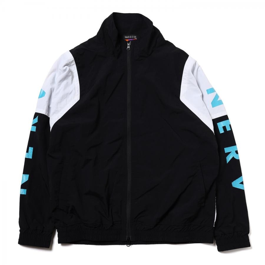 EVANGELION SWITCHING NYLON JACKET (BLACK×BLUE×YELLOW(00))(XL BLACK