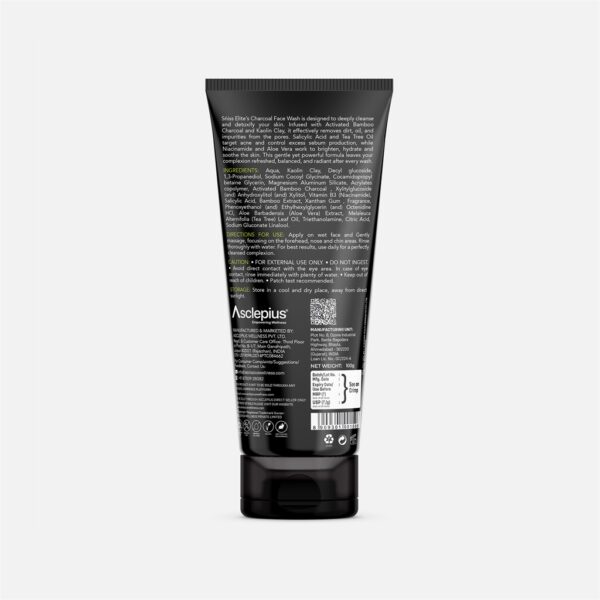Buy SNISS Charcoal Face Wash – Deep Cleansing & Oil Control with