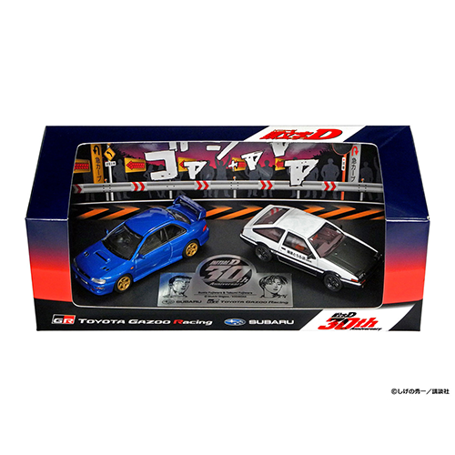 頭文字D 30th 1/64 Trueno (AE86) ＆ IMPREZA (GC8) - SUBARU