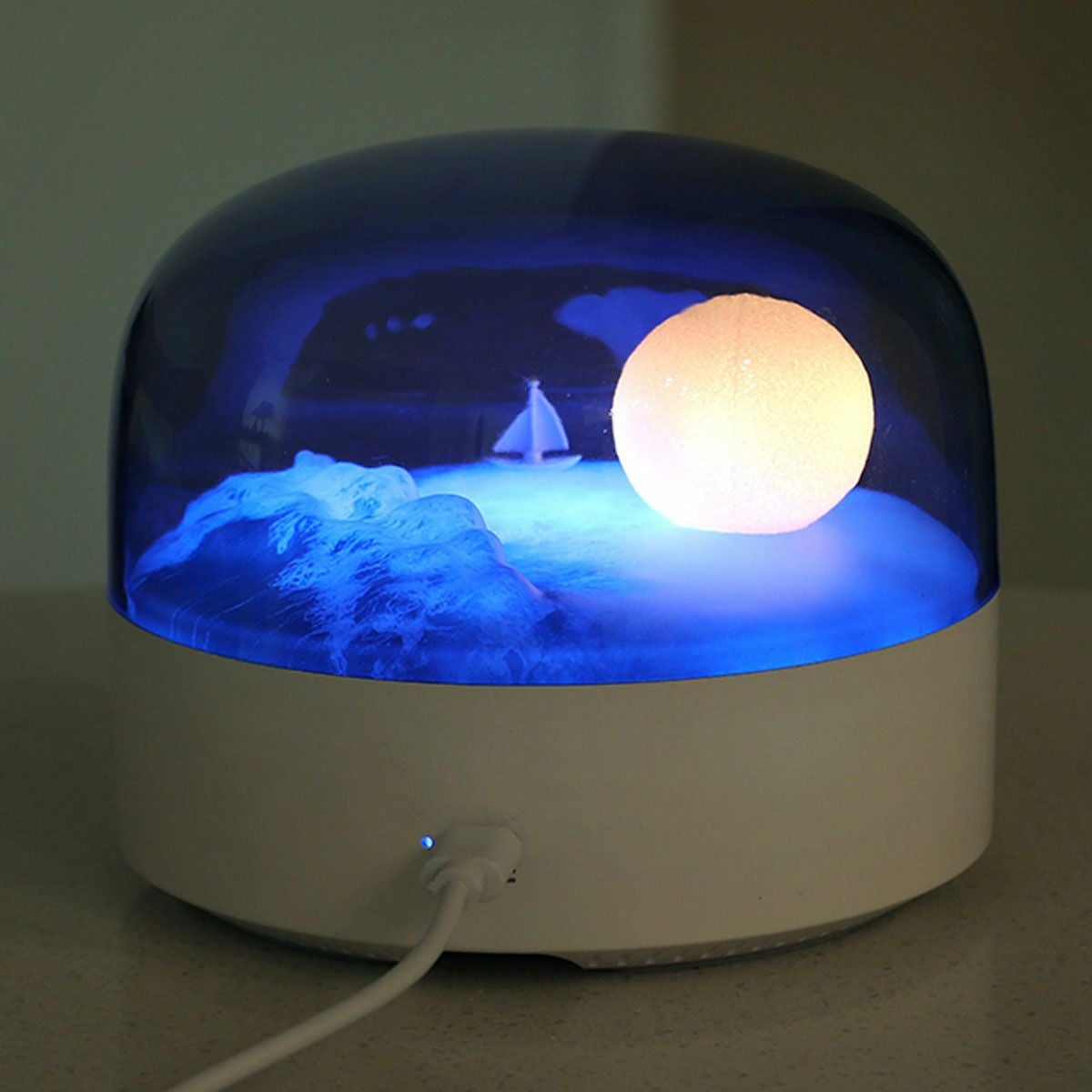 ジオラマ ムーン スケープ ランプ / Diorama Moon Scape Lamp