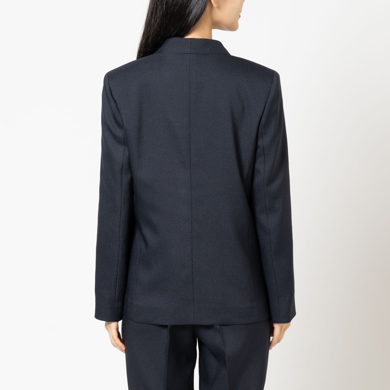 ノーカラージャケット ネイビー | ONLY ONLINE STORE