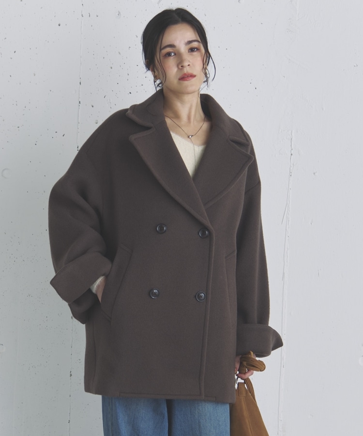 ビーバーピーコート(38 NAVY): アウター｜PMbox P&M OFFICIAL ONLINE