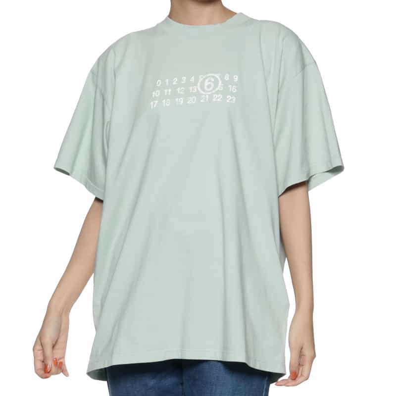 カレンダータグプリントTシャツ（2240765）｜MM6 MAISON MARGIELA
