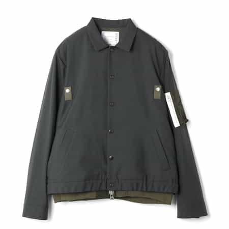 SACAI＜サカイ＞ コンビネーション ツイルブルゾン（2264141）｜SACAI