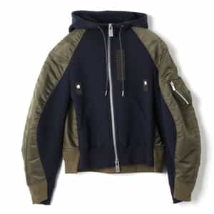 SACAI＜サカイ＞ コンビネーション スウェットパーカー（2264224