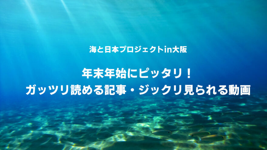 12月の大阪湾にまつわるイベント | 海と日本プロジェクトin大阪