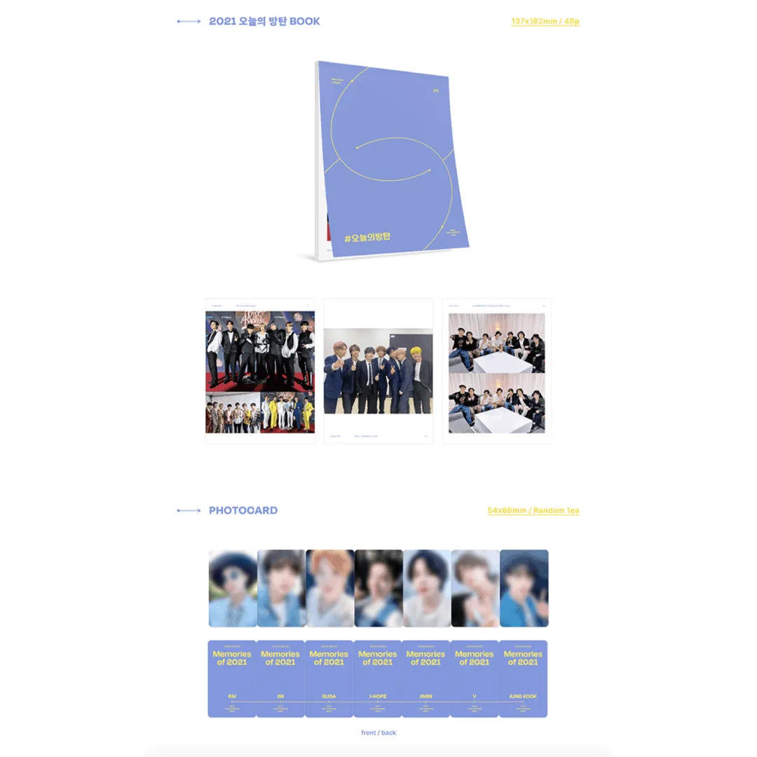 Buy BTS Memories of 2021 | Oppa Store