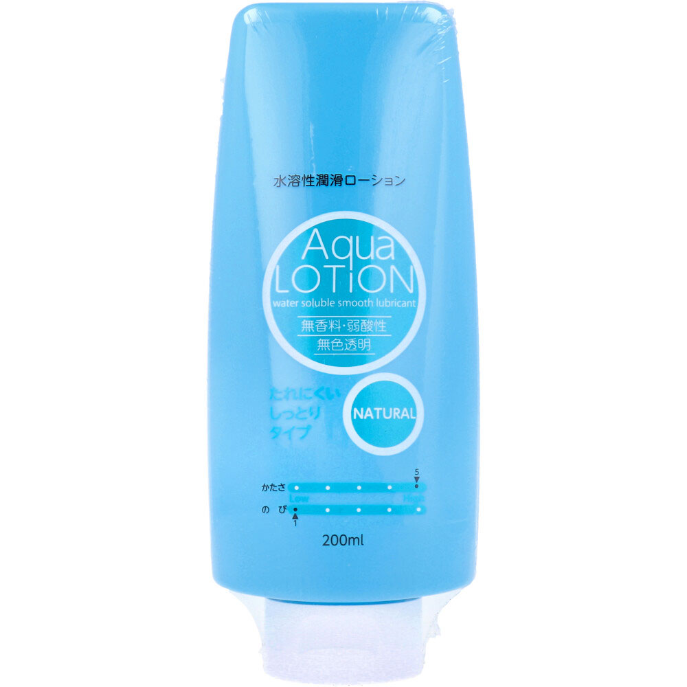 アクアローション 水溶性潤滑ローション ナチュラル たれにくい