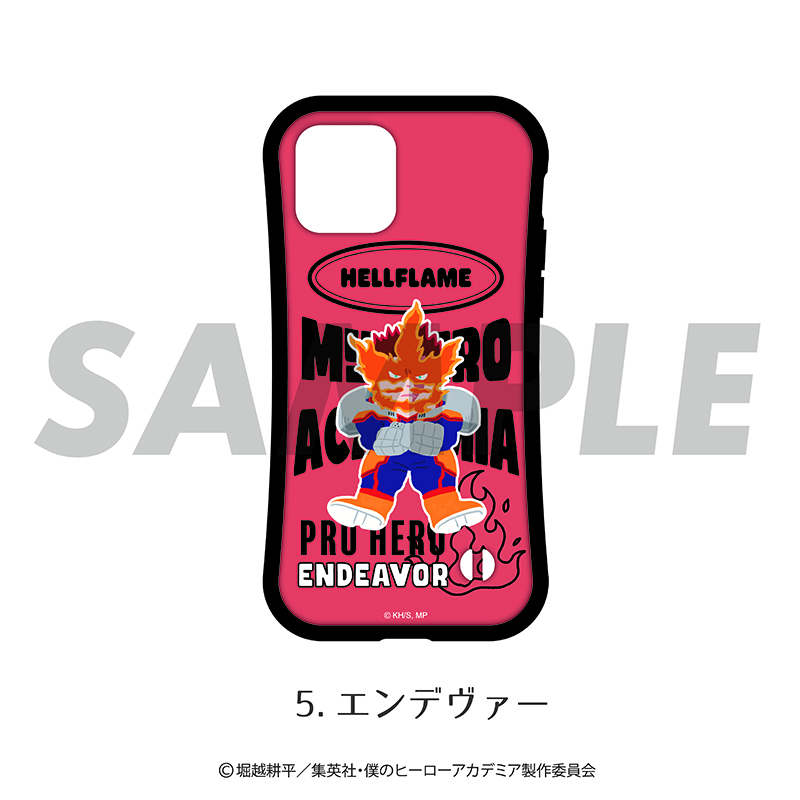 僕のヒーローアカデミア グリップスマホカバー (iPhone用