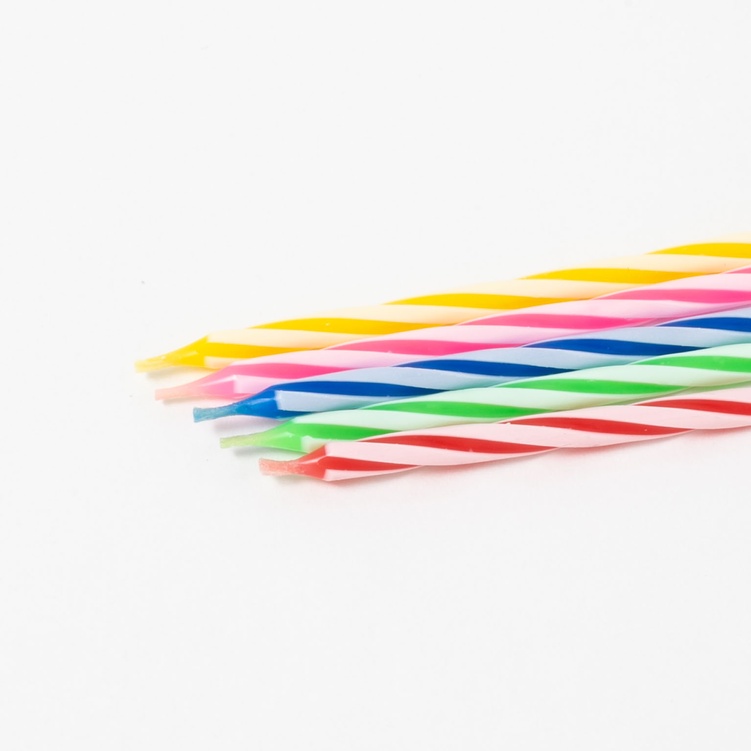 キャンドル・ストライプ512 5色5本入 100組 : 装飾品 | スモール