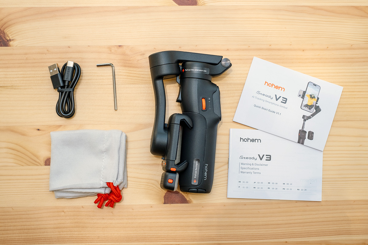 Hohem iSteady V3 レビュー：AIトラッキング対応の多機能