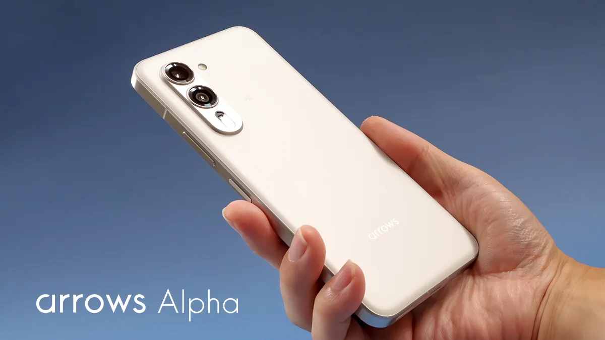 arrows Alpha M08 ホワイトの外観を写真で紹介 – OREFOLDER