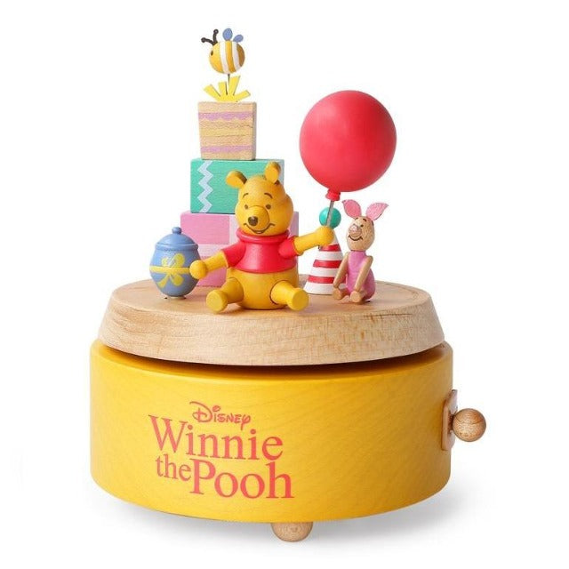 CD182S] Disney Wooden Mechanical Music Box Winnie the Pooh Gift
