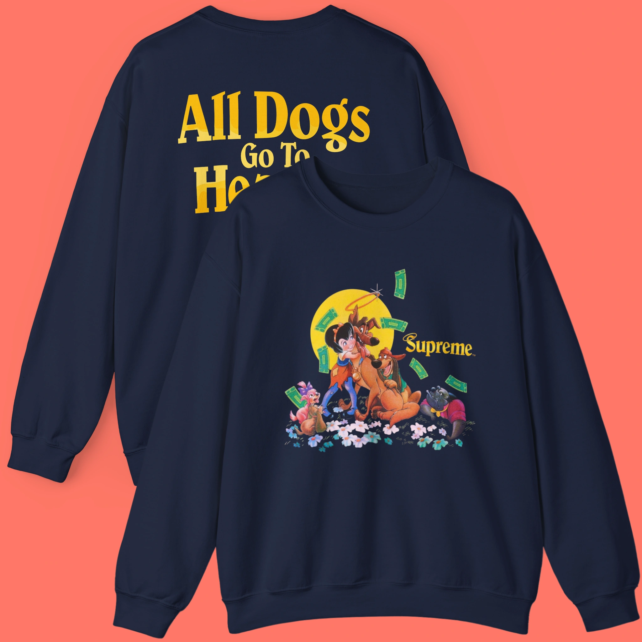 Supreme All Dogs Go To Heaven Shirt - FW25 Tee - OriBubble