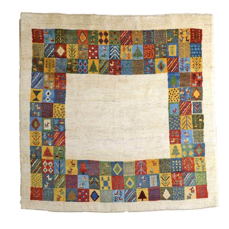 ゾランヴァリ,ギャッベ,ルリバフ,278×200cm｜上質手織りペルシャ絨毯