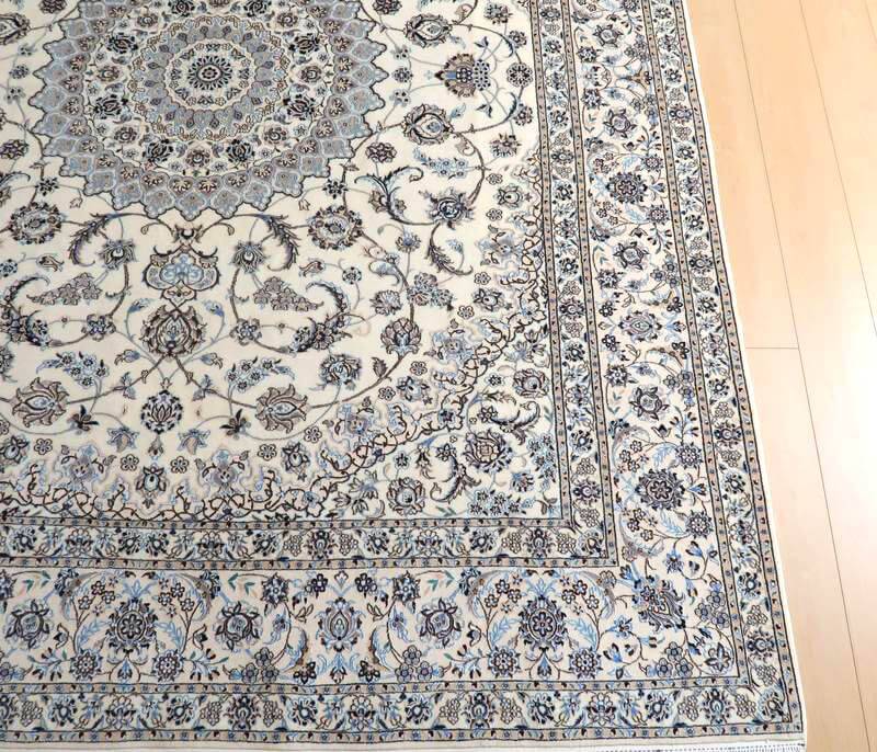 高級ペルシャ絨毯ナイン産ハビビアン工房 263×209cm（FX-22172