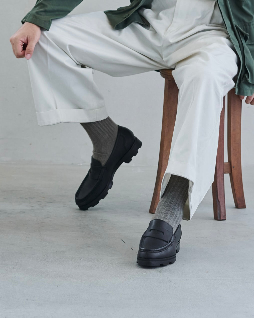 ORIENTAL オリエンタル 510 Rugged moccasin Black (FG-0510) コイン