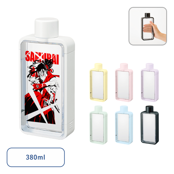 オリジナル フレームスクエアボトル【最安値495円】｜オリジナルグッズ