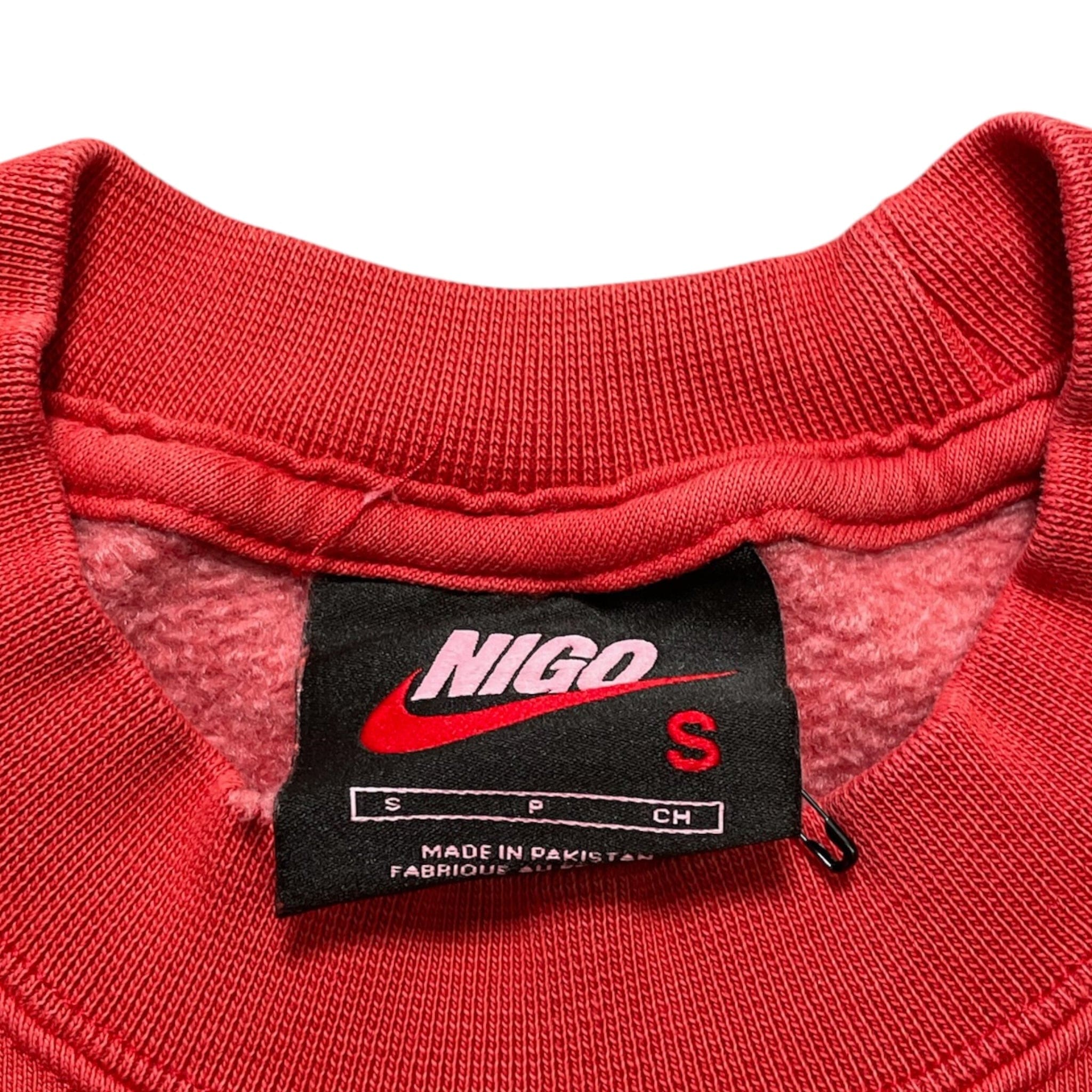 Nike x Nigo NRG Fleece Crew Sweatshirt Red