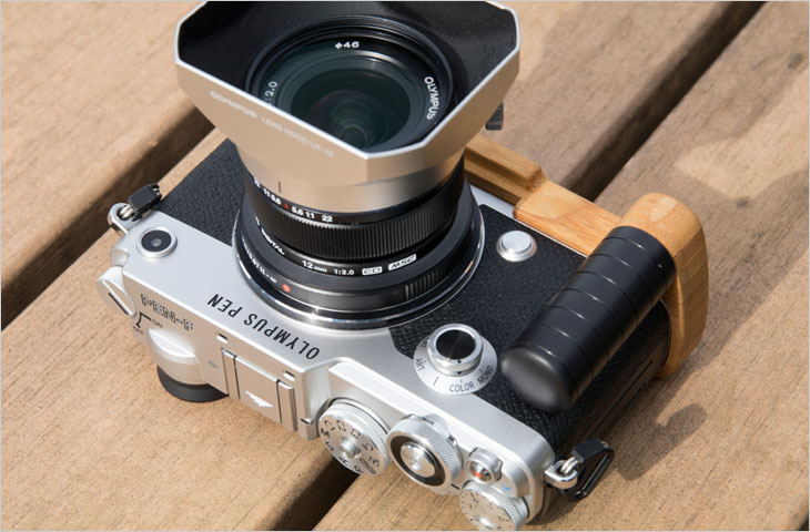 写真家 礒村浩一さん＞OLYMPUS PEN-F専用グリップ付きカメラベース
