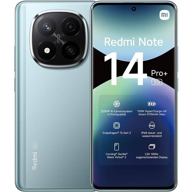 Xiaomi Redmi Note 14 Pro+ 5G 512GB Frost Blue • Price »