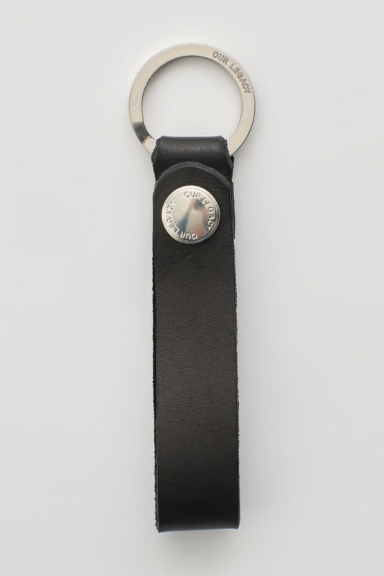 Our Legacy - Key Holder Black Leather