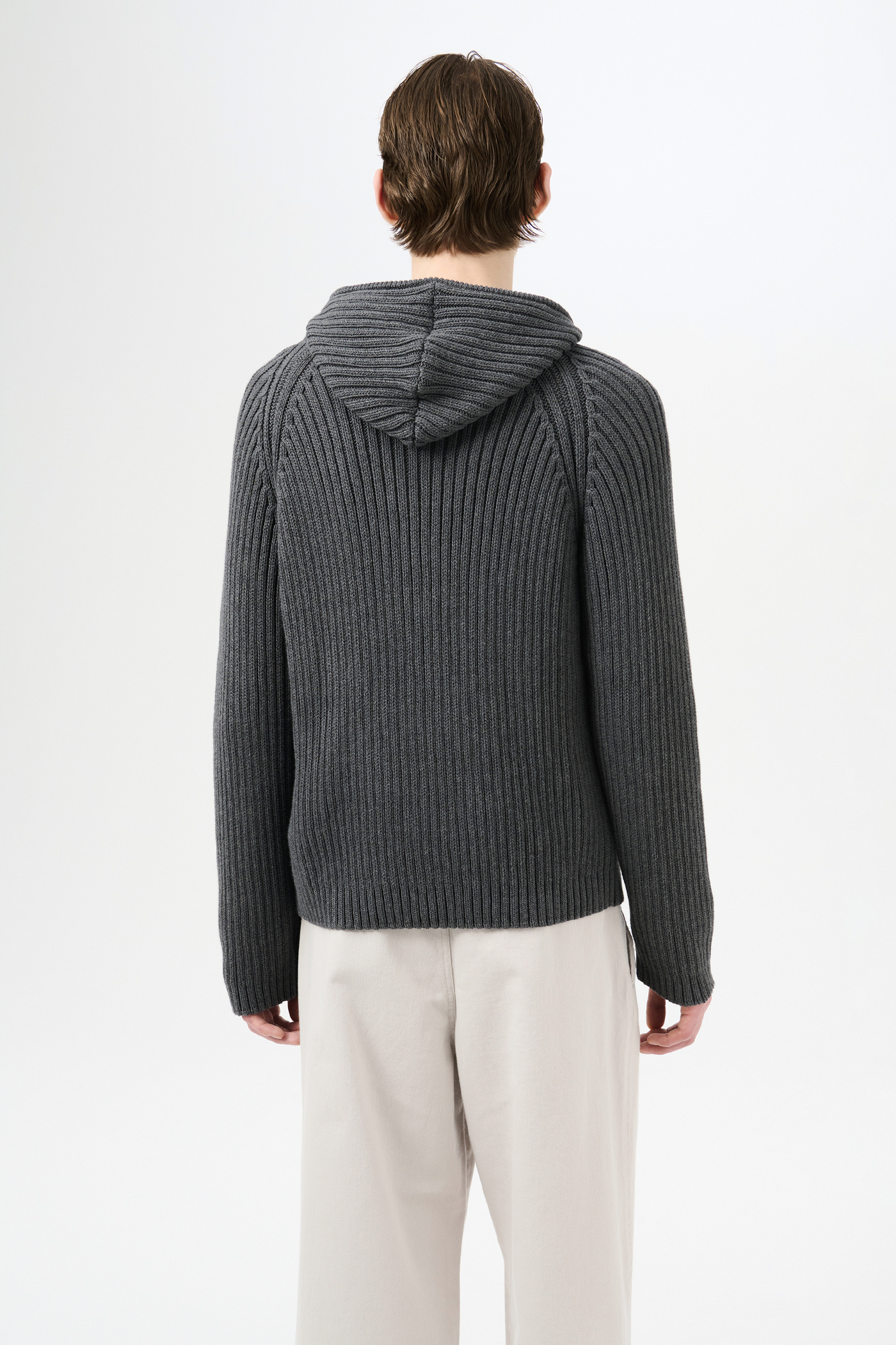 Our Legacy - Level Hood Dark Grey Melange Dry Cotton