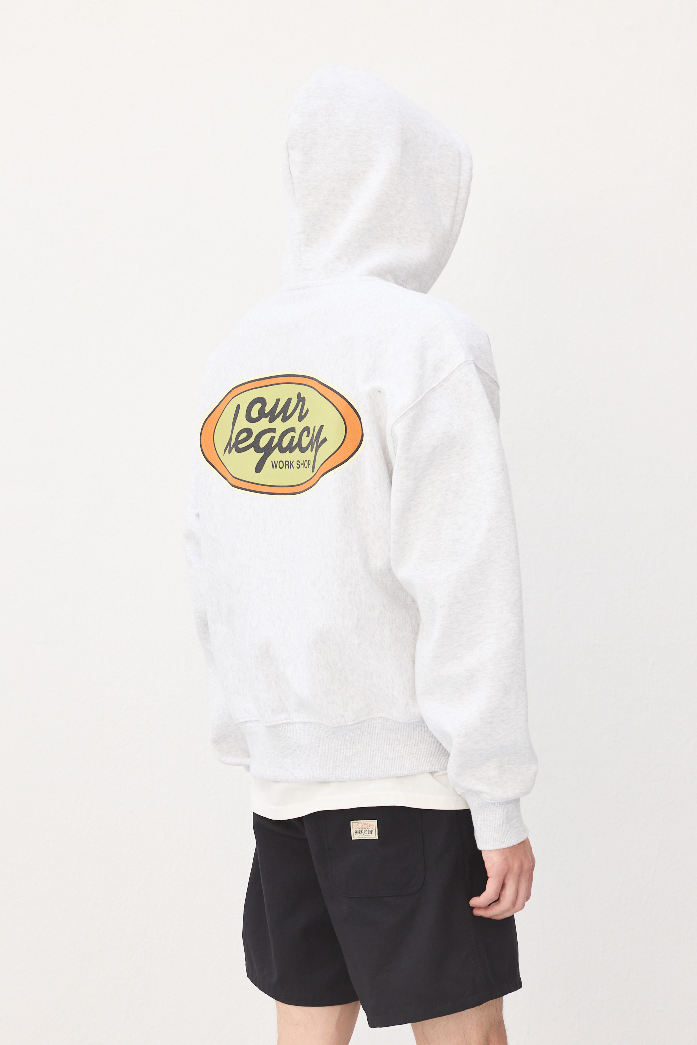 Our Legacy - OL Oval Zip Hood Ash Heather