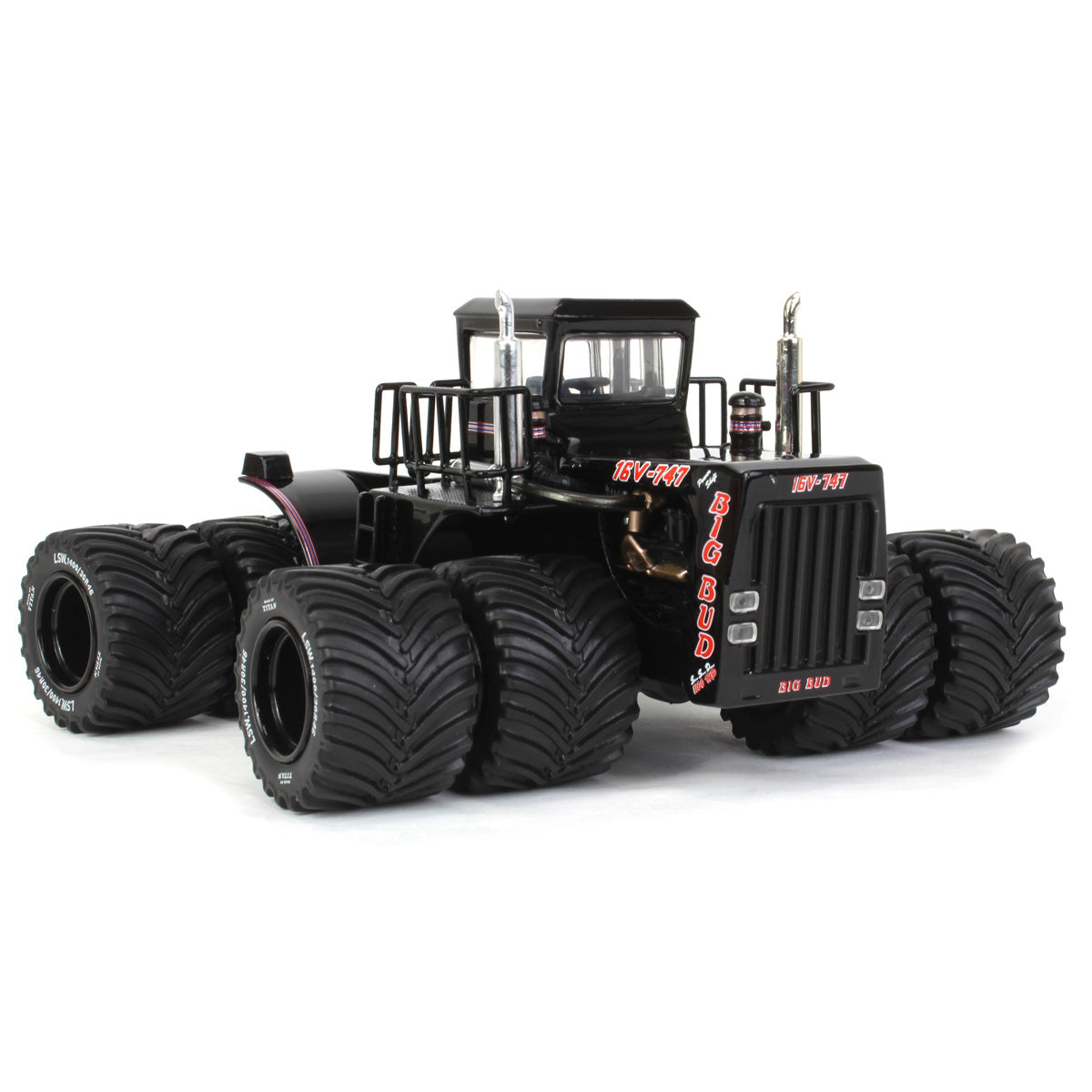 Black Edition ~ 1/64 Big Bud 16V-747 Silver Series Detroit 1100 HP