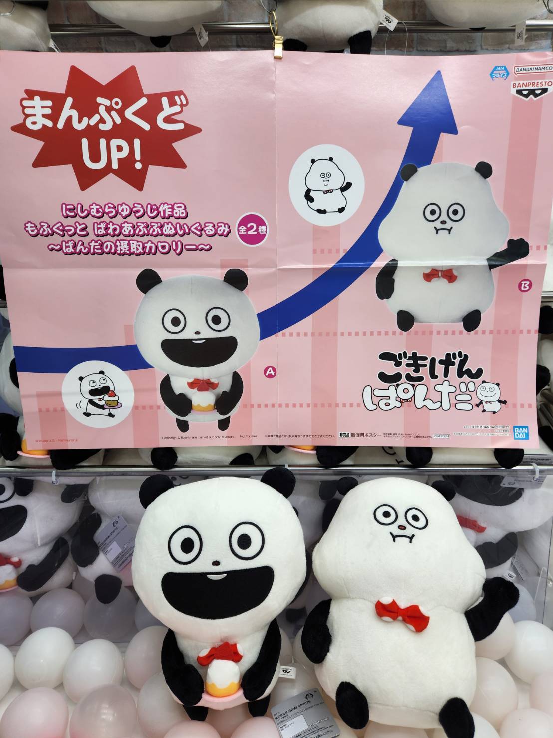 ◇アミューズメントコーナーぬいぐるみ入荷情報！《にしむらゆうじ作品