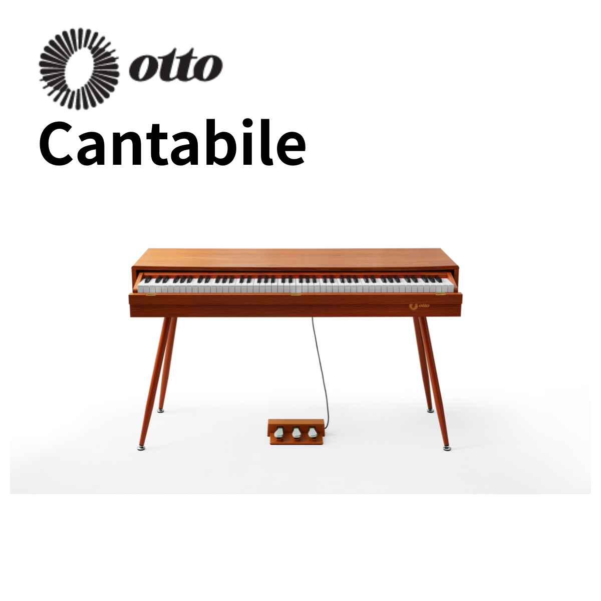 デスクになる引き出し式電子ピアノ「Cantabile」｜otto秋葉原｜鍵盤