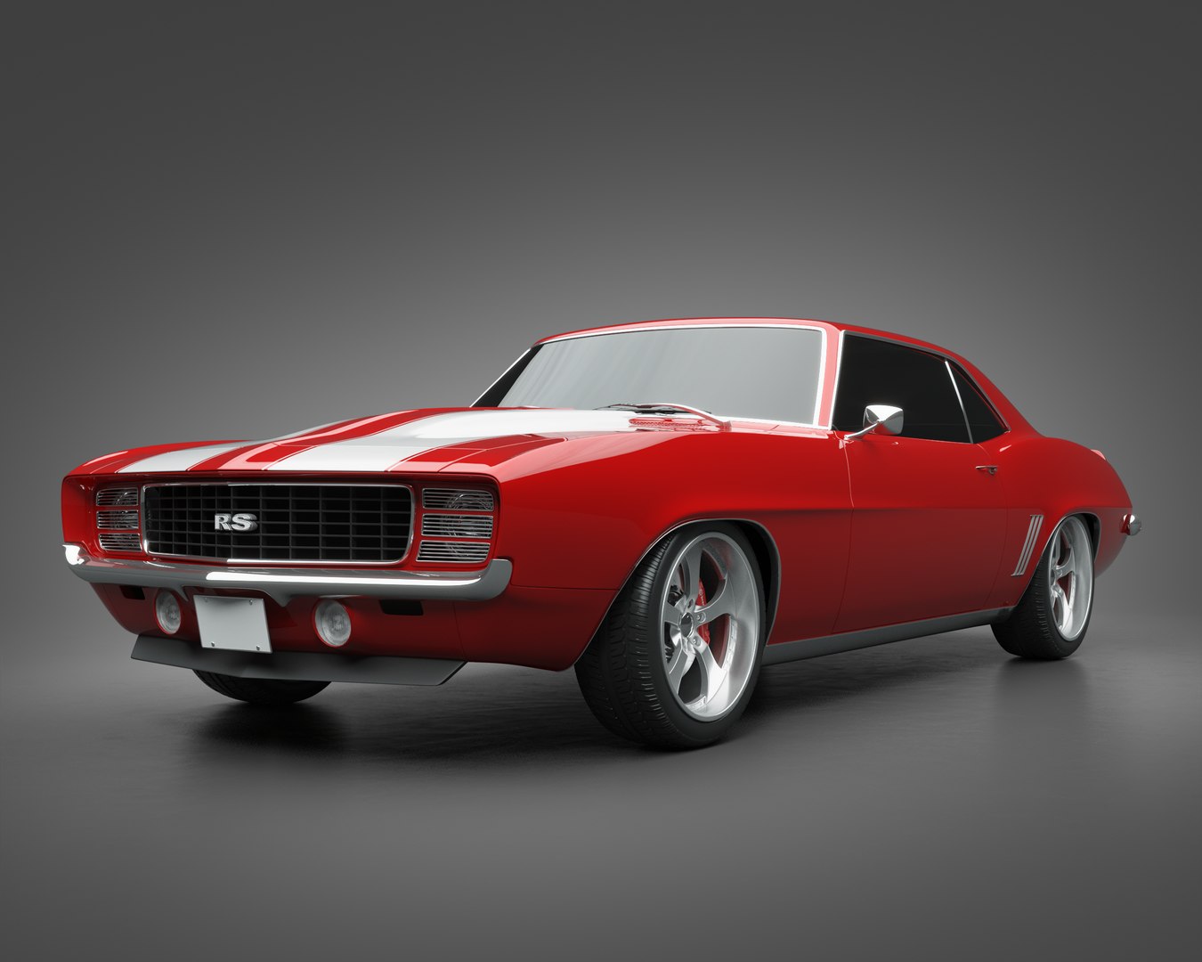 1969シボレーカマロRS3Dモデル - TurboSquid 1743248