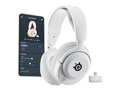 SteelSeries Arctis Nova 5 Wireless Gaming Headset - White