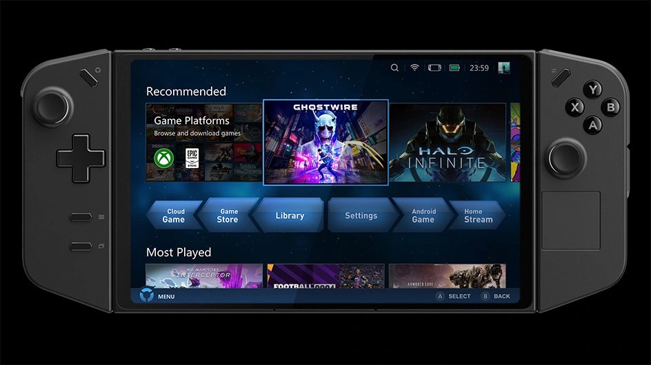 Lenovo Legion Go | 着脱式のコントローラーを採用した8.8型