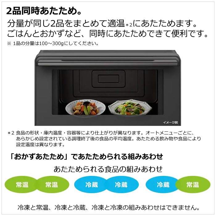 日立 27L 過熱水蒸気オーブンレンジ ヘルシーシェフ MRO-S7C-W