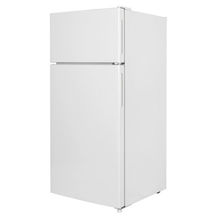 マクスゼン 112L 2ドア冷凍冷蔵庫 右開き JR112ML01WH ホワイト