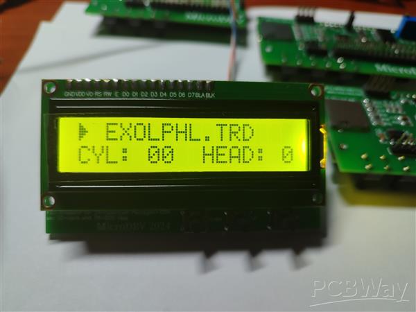 FDD Emulator for ZX Spectrum LCD1602 compact - Share Project - PCBWay