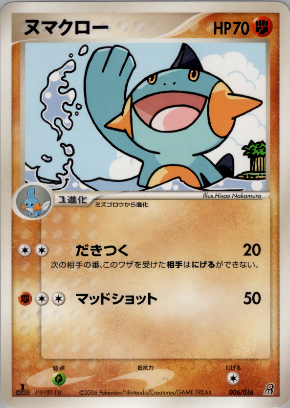 ヌマクロー | ポケモンカードPCG 構築済みスターター 大地のグラードン