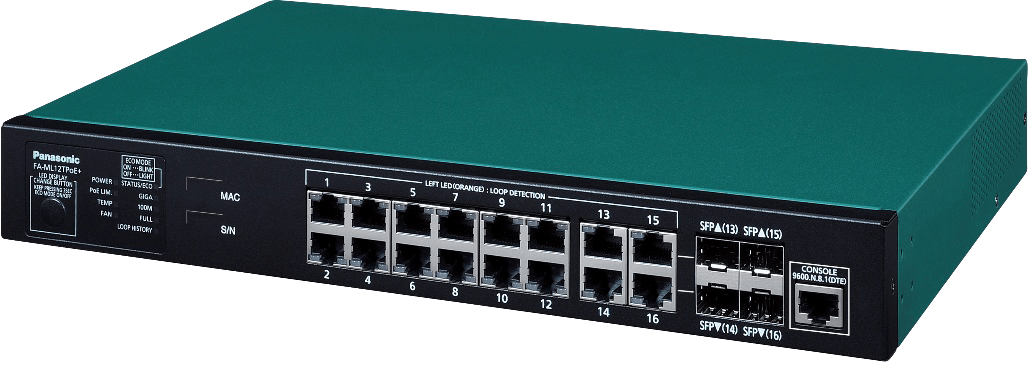 パナソニック GA-ML12THPoE+ スイッチングハブ 本体 パナソニック GA