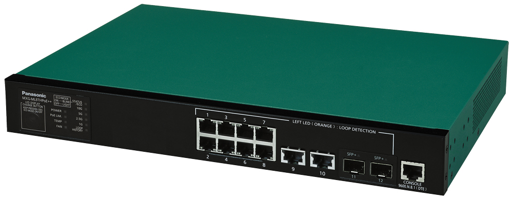 パナソニック GA-ML12THPoE+ スイッチングハブ 本体 パナソニック GA