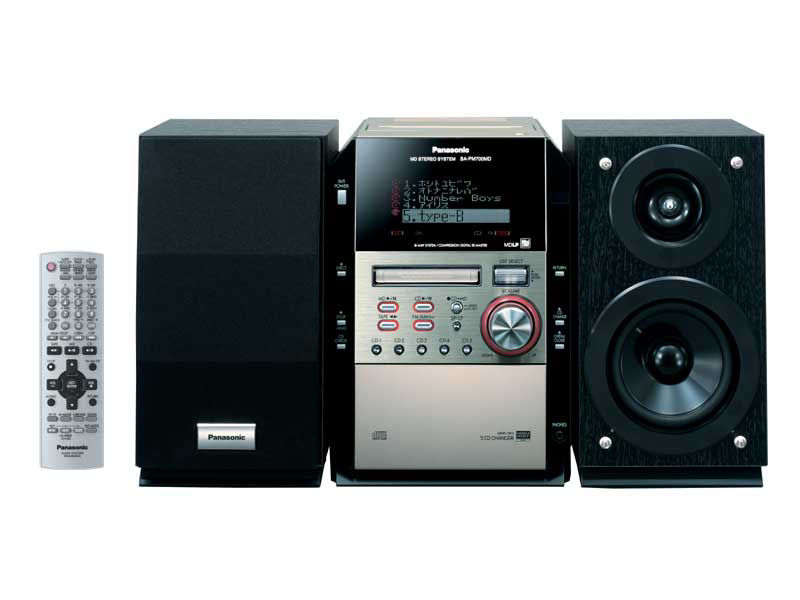 panasonicミニコンポSA-PM700MD リモコン取扱い説明書付き panasonic