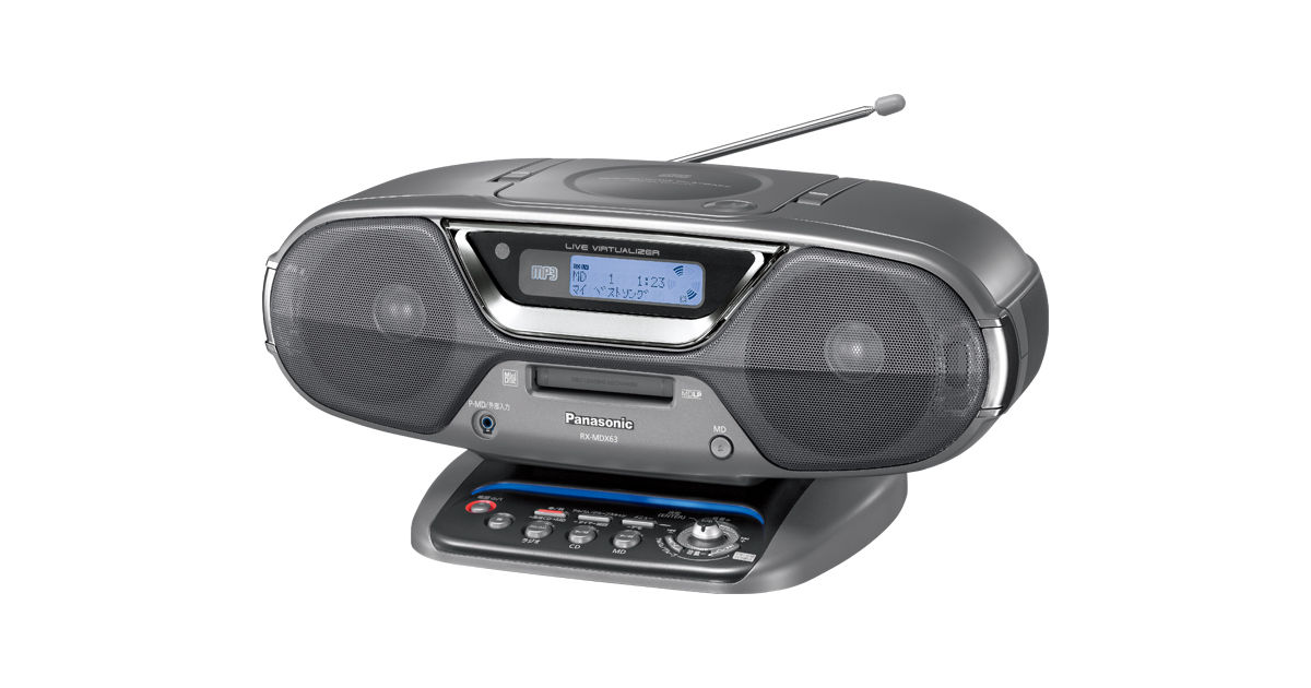 概要 パーソナルMDシステム RX-MDX63 | オーディオ | Panasonic
