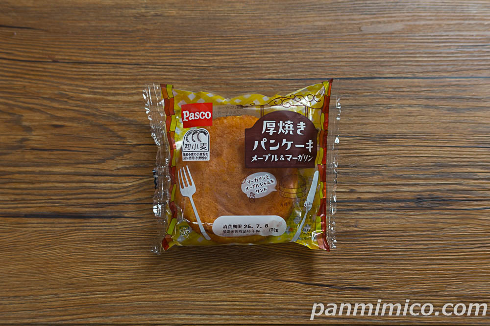 厚焼きパンケーキ メープル＆マーガリン【Pasco】の感想 | パン野ミミ