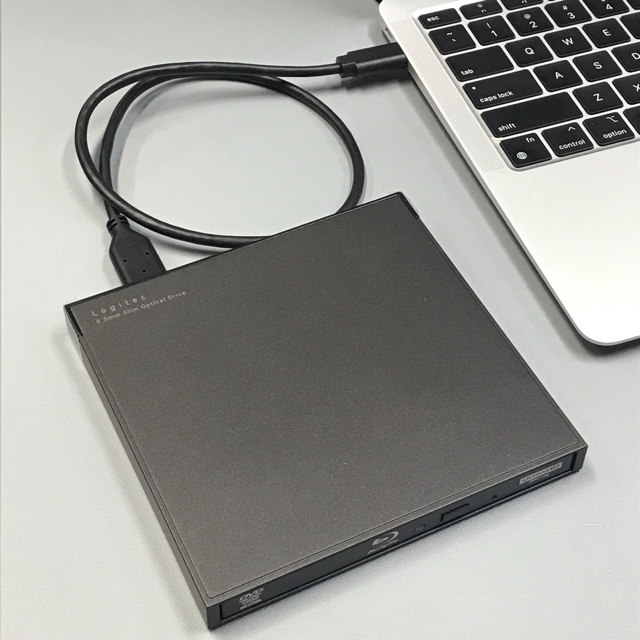 LogitecのポータブルBDドライブを使いMacでBlu-rayディスクを手懐ける